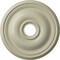 Ekena Millwork Bradford Ceiling Medallion (Canopies up to 4 3/8"), 18 1/8"OD x 3 3/4"ID x 1 1/8"P, Clear Yellow CM18BRCYF - alternate 1